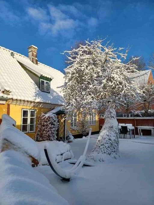 Idyllisk, Historisk Byhus Ved Fjorden I Mariager Zewnętrze zdjęcie